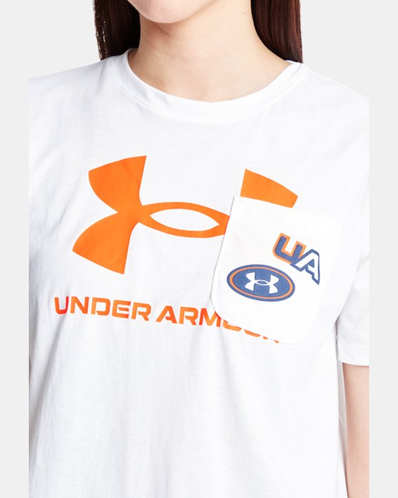 Women's UA Fun Graphic T-Shirt, White, pdpMainDesktop image number 3